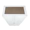 Manhattan Comfort Hopkins Storage Closet 2.0 in White - Set of 2 2-2GLF-WH - alternate 8
